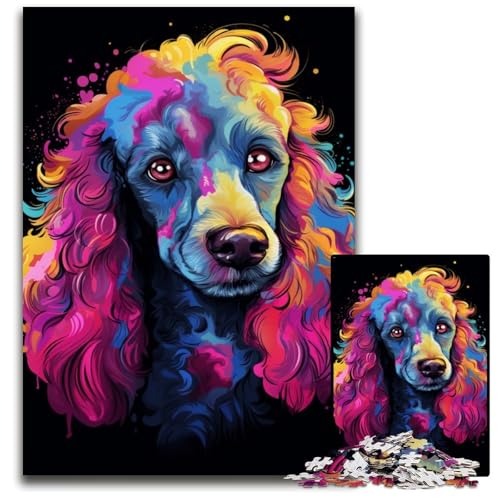 Puzzle 1000 Teile, Hunde-Puzzle für Erwachsene, Denkspiel für Teenager, 50x75cm/19,68x29,52 Zoll von JIANGENNF