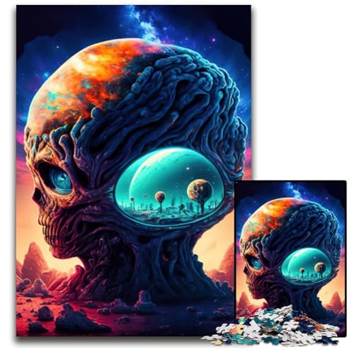 Puzzle 1000 Teile, Kreaturen-Puzzle, Eltern, Partner, Freunde – ab 14 Jahren, 50x75cm/19,68x29,52 Zoll Puzzle 1000 Teile, Kreaturen-Puzzle, Eltern, Partner, Freunde – ab 14 Jahren, 50x75cm/19,68x29,52 Zoll von JIANGENNF
