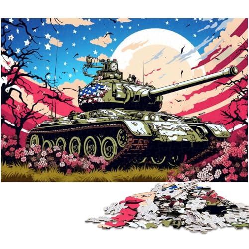 Puzzle 1000 Teile, Psychedelic Tank, Holzpuzzle für Erwachsene, Teenager, Paare und Freunde zum Geburtstag, Weihnachten, 50 x 75 cm / 19,68 x 29,52 Zoll Puzzle 1000 Teile, Psychedelic Tank, Holzpuzzle für Erwachsene, Teenager, Paare und Freunde zum Geburtstag, Weihnachten, 50 x 75 cm / 19,68 x 29,52 Zoll von JIANGENNF