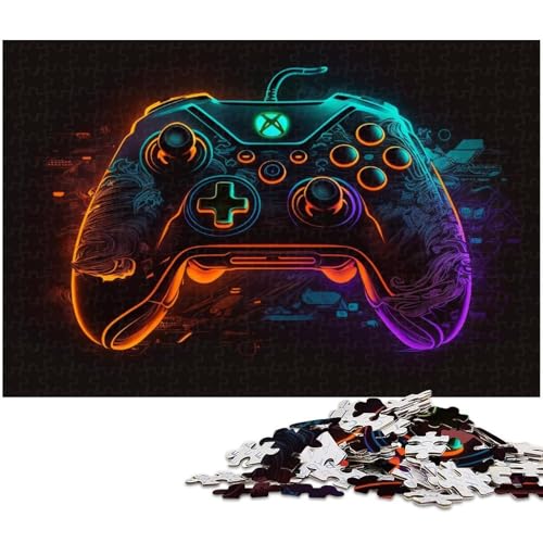 Puzzle 1000 Teile, Spiel Grünes Neon, schwierige Puzzles für Erwachsene, anspruchsvolles Denkspiel für Teenager, Spaß für den Familienspielabend, 50 x 75 cm / 19,68 x 29,52 Zoll Puzzle 1000 Teile, Spiel Grünes Neon, schwierige Puzzles für Erwachsene, anspruchsvolles Denkspiel für Teenager, Spaß für den Familienspielabend, 50 x 75 cm / 19,68 x 29,52 Zoll von JIANGENNF