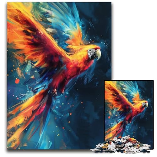 Puzzle 1000 Teile, Tierpapageien, Puzzle für Erwachsene, Denkspiel für Teenager, 26x38cm/10,23x14,96 Zoll Puzzle 1000 Teile, Tierpapageien, Puzzle für Erwachsene, Denkspiel für Teenager, 26x38cm/10,23x14,96 Zoll von JIANGENNF