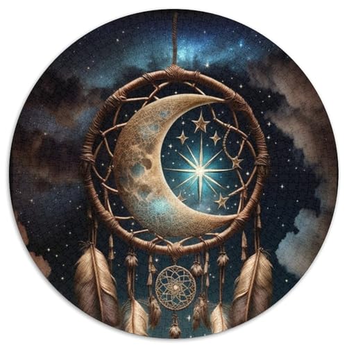 Puzzle 1000 Teile, Traumfänger-Puzzle aus Karton für Erwachsene, Denkspiel für Teenager, (Größe 67,5 x 67,5 cm) von JIANGENNF