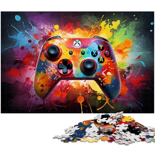Puzzle 1000 Teile, buntes Spiel, schwierige Puzzles für Erwachsene, pädagogische Aktivität zur Verbesserung kognitiver Fähigkeiten, 50 x 75 cm / 19,68 x 29,52 Zoll Puzzle 1000 Teile, buntes Spiel, schwierige Puzzles für Erwachsene, pädagogische Aktivität zur Verbesserung kognitiver Fähigkeiten, 50 x 75 cm / 19,68 x 29,52 Zoll von JIANGENNF