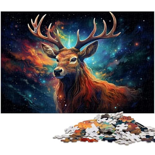 Puzzle 1000 Teile, farbenfrohes Tyrannosaurus Rex-Holzpuzzle für Erwachsene, Teenager, Paare und Freunde zum Geburtstag, Weihnachten, 50 x 75 cm / 19,68 x 29,52 Zoll Puzzle 1000 Teile, farbenfrohes Tyrannosaurus Rex-Holzpuzzle für Erwachsene, Teenager, Paare und Freunde zum Geburtstag, Weihnachten, 50 x 75 cm / 19,68 x 29,52 Zoll von JIANGENNF