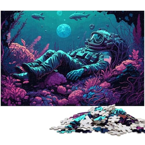 Puzzle 1000 Teile Astronaut Schwierige Puzzles für Erwachsene Herausforderndes Denkspiel für Teenager, Spaß für den Familienspieleabend 26 x 38 cm / 10,23 x 14,96 Zoll Puzzle 1000 Teile Astronaut Schwierige Puzzles für Erwachsene Herausforderndes Denkspiel für Teenager, Spaß für den Familienspieleabend 26 x 38 cm / 10,23 x 14,96 Zoll von JIANGENNF