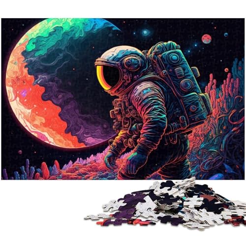 Puzzle 1000 Teile Astronaut Schwierige Puzzles für Erwachsene Herausforderndes Denkspiel für Teenager, Spaß für den Familienspieleabend 26 x 38 cm / 10,23 x 14,96 Zoll Puzzle 1000 Teile Astronaut Schwierige Puzzles für Erwachsene Herausforderndes Denkspiel für Teenager, Spaß für den Familienspieleabend 26 x 38 cm / 10,23 x 14,96 Zoll von JIANGENNF