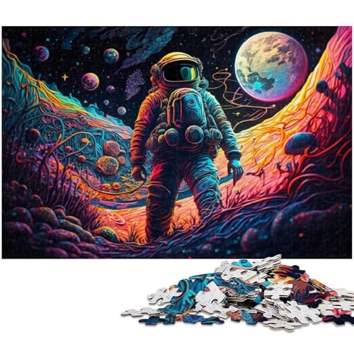 Puzzle 1000 Teile Astronauten-Puzzle für Erwachsene, Eltern, Partner, Freunde – ab 14 Jahren, 26 x 38 cm / 10,23 x 14,96 Zoll Puzzle 1000 Teile Astronauten-Puzzle für Erwachsene, Eltern, Partner, Freunde – ab 14 Jahren, 26 x 38 cm / 10,23 x 14,96 Zoll von JIANGENNF