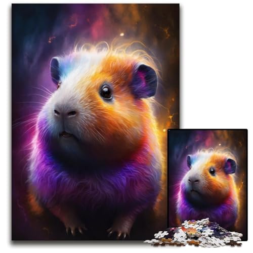 Puzzle 1000 Teile Blitz-Meerschweinchen-Puzzle für Erwachsene, Weihnachten, Halloween, Ostern, Neujahr, 26x38cm/10,23x14,96 Zoll Puzzle 1000 Teile Blitz-Meerschweinchen-Puzzle für Erwachsene, Weihnachten, Halloween, Ostern, Neujahr, 26x38cm/10,23x14,96 Zoll von JIANGENNF