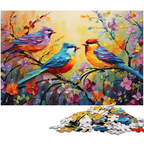Puzzle 1000 Teile Blumen- und Vogelwelt Schwierige Puzzles für Erwachsene Pädagogische Aktivität zur Verbesserung kognitiver Fähigkeiten 26 x 38 cm / 10,23 x 14,96 Zoll Puzzle 1000 Teile Blumen- und Vogelwelt Schwierige Puzzles für Erwachsene Pädagogische Aktivität zur Verbesserung kognitiver Fähigkeiten 26 x 38 cm / 10,23 x 14,96 Zoll von JIANGENNF