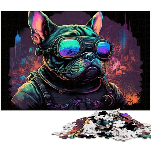 Puzzle 1000 Teile Bulldogge Schwierige Puzzles für Erwachsene Herausforderndes Denkspiel für Teenager, Spaß am Familienspieleabend 26 x 38 cm / 10,23 x 14,96 Zoll Puzzle 1000 Teile Bulldogge Schwierige Puzzles für Erwachsene Herausforderndes Denkspiel für Teenager, Spaß am Familienspieleabend 26 x 38 cm / 10,23 x 14,96 Zoll von JIANGENNF