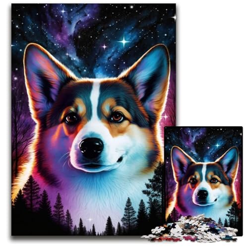 Puzzle 1000 Teile Corgi-Puzzle für Erwachsene, Denkspiel für Teenager, 26x38cm/10,23x14,96 Zoll Puzzle 1000 Teile Corgi-Puzzle für Erwachsene, Denkspiel für Teenager, 26x38cm/10,23x14,96 Zoll von JIANGENNF