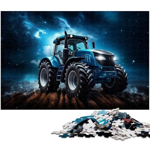 Puzzle 1000 Teile Fantasie-Traktor Holzpuzzle für Erwachsene Teenager, Paare und Freunde zum Geburtstag, Weihnachten 50 x 75 cm / 19,68 x 29,52 Zoll Puzzle 1000 Teile Fantasie-Traktor Holzpuzzle für Erwachsene Teenager, Paare und Freunde zum Geburtstag, Weihnachten 50 x 75 cm / 19,68 x 29,52 Zoll von JIANGENNF