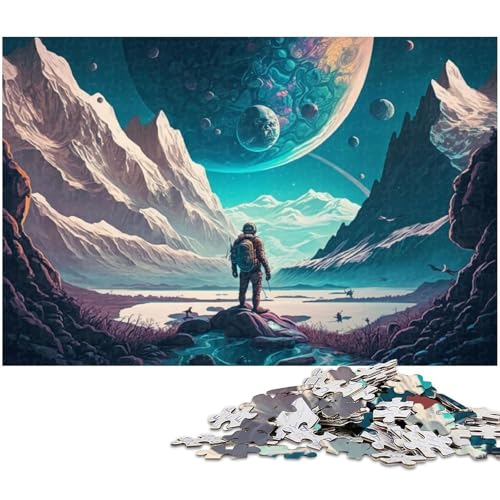 Puzzle 1000 Teile Fantasy Planet Kartonpuzzle für Erwachsene Teenager, Paare und Freunde zum Geburtstag, Weihnachten 26 x 38 cm / 10,23 x 14,96 Zoll Puzzle 1000 Teile Fantasy Planet Kartonpuzzle für Erwachsene Teenager, Paare und Freunde zum Geburtstag, Weihnachten 26 x 38 cm / 10,23 x 14,96 Zoll von JIANGENNF
