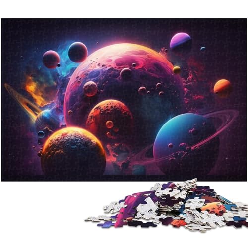 Puzzle 1000 Teile Fantasy Planet Schwierige Puzzles für Erwachsene Lernaktivität zur Verbesserung kognitiver Fähigkeiten 50 x 75 cm / 19,68 x 29,52 Zoll Puzzle 1000 Teile Fantasy Planet Schwierige Puzzles für Erwachsene Lernaktivität zur Verbesserung kognitiver Fähigkeiten 50 x 75 cm / 19,68 x 29,52 Zoll von JIANGENNF