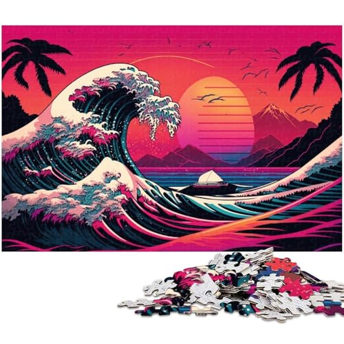 Puzzle 1000 Teile Fantasy Waves, Schwierige Puzzles für Erwachsene, Herausforderndes Denkspiel für Teenager, Spaß für den Familienspieleabend, 50 x 75 cm / 19,68 x 29,52 Zoll Puzzle 1000 Teile Fantasy Waves, Schwierige Puzzles für Erwachsene, Herausforderndes Denkspiel für Teenager, Spaß für den Familienspieleabend, 50 x 75 cm / 19,68 x 29,52 Zoll von JIANGENNF