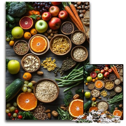Puzzle 1000 Teile Gemüsesammlung Holzpuzzle Herausforderndes Denkspiel für Teenager, Spaß am Familienspieleabend 50X75CM Puzzle 1000 Teile Gemüsesammlung Holzpuzzle Herausforderndes Denkspiel für Teenager, Spaß am Familienspieleabend 50X75CM von JIANGENNF