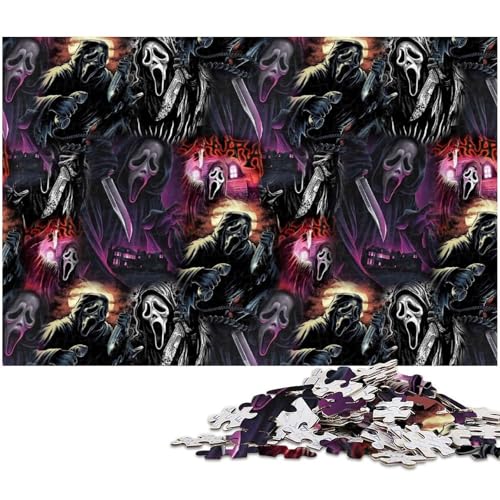 Puzzle 1000 Teile Horrormonster Holzpuzzle Heimaktivität für Feiertage, Geburtstage und Familienspieleabende 50 x 75 cm / 19,68 x 29,52 Zoll Puzzle 1000 Teile Horrormonster Holzpuzzle Heimaktivität für Feiertage, Geburtstage und Familienspieleabende 50 x 75 cm / 19,68 x 29,52 Zoll von JIANGENNF