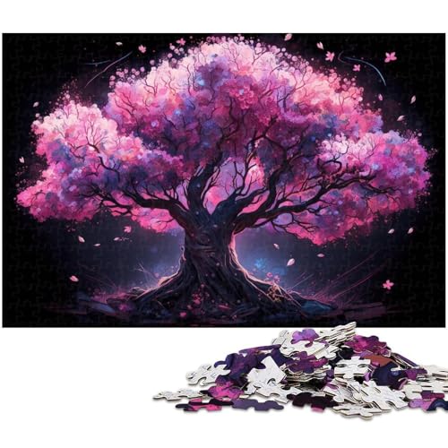Puzzle 1000 Teile Kirschblütenbaum, Schwierige Puzzles für Erwachsene, Lernaktivität zur Verbesserung kognitiver Fähigkeiten, 50 x 75 cm / 19,68 x 29,52 Zoll Puzzle 1000 Teile Kirschblütenbaum, Schwierige Puzzles für Erwachsene, Lernaktivität zur Verbesserung kognitiver Fähigkeiten, 50 x 75 cm / 19,68 x 29,52 Zoll von JIANGENNF
