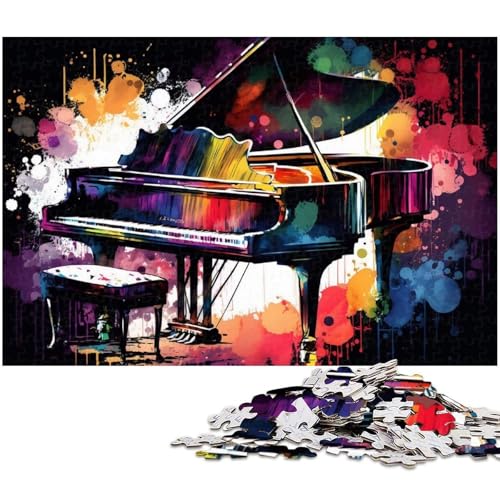 Puzzle 1000 Teile Klavierspieler-Puzzle für Erwachsene, Eltern, Partner, Freunde – ab 14 Jahren, 50 x 75 cm / 19,68 x 29,52 Zoll Puzzle 1000 Teile Klavierspieler-Puzzle für Erwachsene, Eltern, Partner, Freunde – ab 14 Jahren, 50 x 75 cm / 19,68 x 29,52 Zoll von JIANGENNF