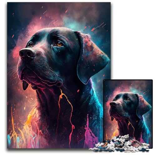 Puzzle 1000 Teile Labrador Puzzle für Erwachsene, Denkspiel für Teenager, 26x38cm/10,23x14,96 Zoll Puzzle 1000 Teile Labrador Puzzle für Erwachsene, Denkspiel für Teenager, 26x38cm/10,23x14,96 Zoll von JIANGENNF