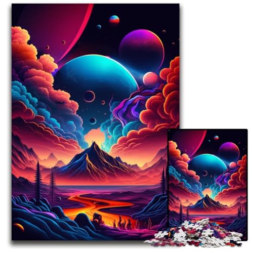 Puzzle 1000 Teile Milchstraßenlandschaft Puzzle für Erwachsene, Denkspiel für Teenager, 26x38cm/10,23x14,96 Zoll Puzzle 1000 Teile Milchstraßenlandschaft Puzzle für Erwachsene, Denkspiel für Teenager, 26x38cm/10,23x14,96 Zoll von JIANGENNF
