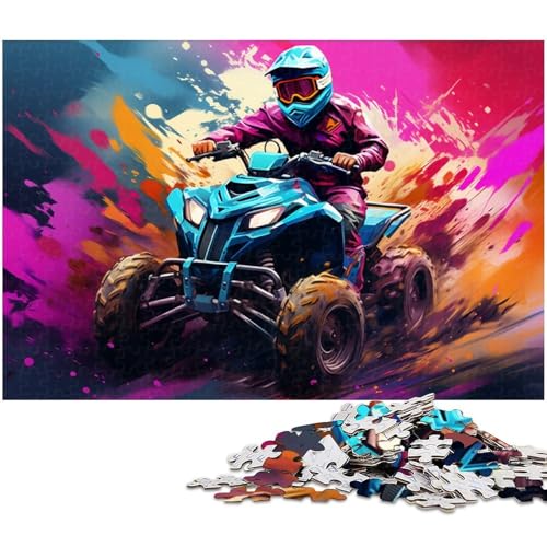 Puzzle 1000 Teile Mountainbike Holzpuzzle Heimaktivität für Feiertage, Geburtstage und Familienspieleabende 50 x 75 cm / 19,68 x 29,52 Zoll Puzzle 1000 Teile Mountainbike Holzpuzzle Heimaktivität für Feiertage, Geburtstage und Familienspieleabende 50 x 75 cm / 19,68 x 29,52 Zoll von JIANGENNF