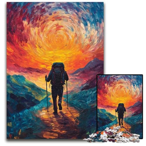 Puzzle 1000 Teile Reisender Kartonpuzzle Anspruchsvolles Denkspiel für Teenager, Spaß am Familienspieleabend 26X38CM Puzzle 1000 Teile Reisender Kartonpuzzle Anspruchsvolles Denkspiel für Teenager, Spaß am Familienspieleabend 26X38CM von JIANGENNF