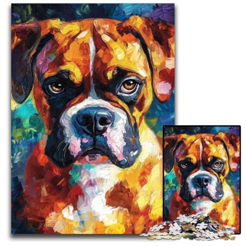 Puzzle 1000 Teile Skelett-Clown Holzpuzzle Lernspiele Stressabbau, Heimdekorationsspielzeug für 14-Jährige 50X75CM von JIANGENNF