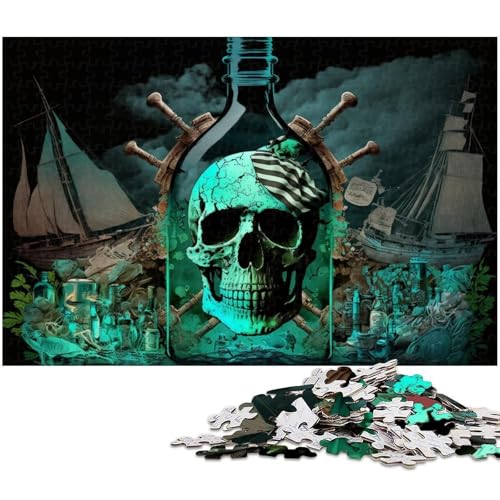 Puzzle 1000 Teile Skelett-Landschaftspuzzle für Erwachsene, Eltern, Partner, Freunde – ab 14 Jahren, 26 x 38 cm / 10,23 x 14,96 Zoll Puzzle 1000 Teile Skelett-Landschaftspuzzle für Erwachsene, Eltern, Partner, Freunde – ab 14 Jahren, 26 x 38 cm / 10,23 x 14,96 Zoll von JIANGENNF