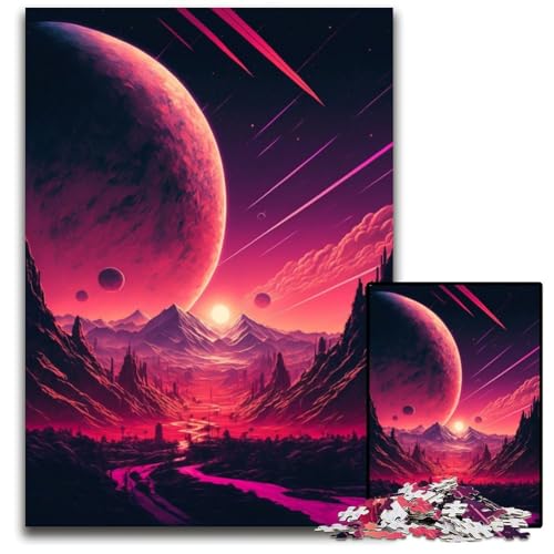 Puzzle 1000 Teile Sonnenuntergangsposter Holzpuzzle Herausforderndes Denkspiel für Teenager, Familienspaß Interaktives Spiel 50x75cm/19,68x29,52 Zoll Puzzle 1000 Teile Sonnenuntergangsposter Holzpuzzle Herausforderndes Denkspiel für Teenager, Familienspaß Interaktives Spiel 50x75cm/19,68x29,52 Zoll von JIANGENNF