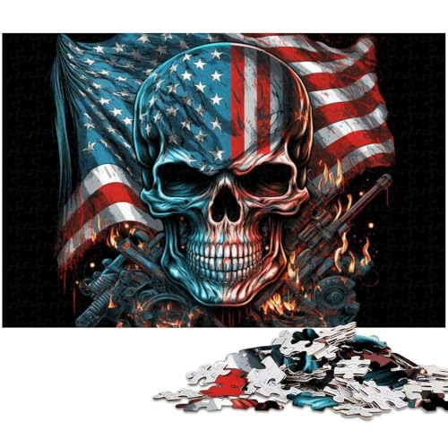 Puzzle 1000 Teile Totenkopf-Puzzle für Erwachsene, Eltern, Partner, Freunde – ab 14 Jahren, 26 x 38 cm / 10,23 x 14,96 Zoll Puzzle 1000 Teile Totenkopf-Puzzle für Erwachsene, Eltern, Partner, Freunde – ab 14 Jahren, 26 x 38 cm / 10,23 x 14,96 Zoll von JIANGENNF