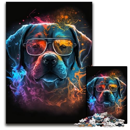 Puzzle 1000 Teile für Erwachsene, Art Bulls Dogs Puzzles für Erwachsene, anspruchsvolles Denkspiel für Teenager, unterhaltsames interaktives Spiel für die ganze Familie, 50x75cm/19,68x29,52 Zoll Puzzle 1000 Teile für Erwachsene, Art Bulls Dogs Puzzles für Erwachsene, anspruchsvolles Denkspiel für Teenager, unterhaltsames interaktives Spiel für die ganze Familie, 50x75cm/19,68x29,52 Zoll von JIANGENNF
