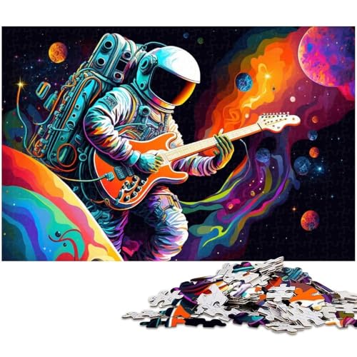 Puzzle 1000 Teile für Erwachsene, Astronaut, Unmögliches Puzzle für Erwachsene, Geburtstagsgeschenkidee, Herausforderndes Denkspiel, 50 x 75 cm / 19,68 x 29,52 Zoll Puzzle 1000 Teile für Erwachsene, Astronaut, Unmögliches Puzzle für Erwachsene, Geburtstagsgeschenkidee, Herausforderndes Denkspiel, 50 x 75 cm / 19,68 x 29,52 Zoll von JIANGENNF
