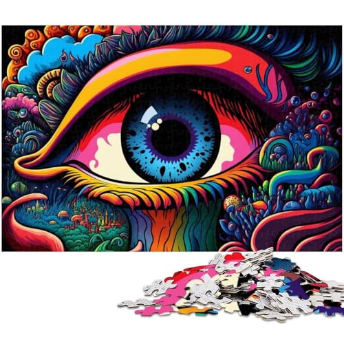 Puzzle 1000 Teile für Erwachsene, Augen-Holzpuzzle, Muttertag, Geburtstage, Weihnachten, 50 x 75 cm / 19,68 x 29,52 Zoll Puzzle 1000 Teile für Erwachsene, Augen-Holzpuzzle, Muttertag, Geburtstage, Weihnachten, 50 x 75 cm / 19,68 x 29,52 Zoll von JIANGENNF