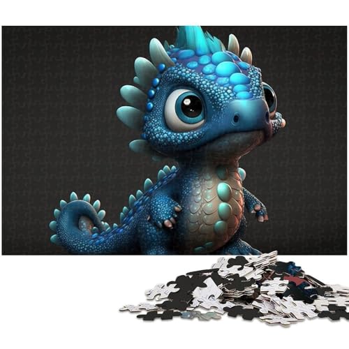 Puzzle 1000 Teile für Erwachsene, Baby-Drache, Holzpuzzle, Familienaktivität, Heimdekoration zum Selbermachen, 50 x 75 cm / 19,68 x 29,52 Zoll Puzzle 1000 Teile für Erwachsene, Baby-Drache, Holzpuzzle, Familienaktivität, Heimdekoration zum Selbermachen, 50 x 75 cm / 19,68 x 29,52 Zoll von JIANGENNF