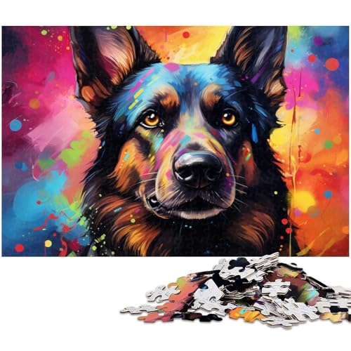 Puzzle 1000 Teile für Erwachsene, Bunte Giraffen-Puzzles für Erwachsene, Denkspiel für Teenager, 26 x 38 cm / 10,23 x 14,96 Zoll Puzzle 1000 Teile für Erwachsene, Bunte Giraffen-Puzzles für Erwachsene, Denkspiel für Teenager, 26 x 38 cm / 10,23 x 14,96 Zoll von JIANGENNF