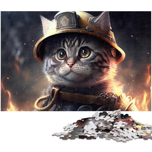Puzzle 1000 Teile für Erwachsene, Bunte Katzenpuzzles für Erwachsene, perfekt für Familienspaß, Partyspiele, Geburtstagspartygeschenke, 50 x 75 cm / 19,68 x 29,52 Zoll Puzzle 1000 Teile für Erwachsene, Bunte Katzenpuzzles für Erwachsene, perfekt für Familienspaß, Partyspiele, Geburtstagspartygeschenke, 50 x 75 cm / 19,68 x 29,52 Zoll von JIANGENNF