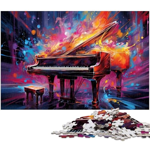 Puzzle 1000 Teile für Erwachsene, Bunte Klavierpuzzles für Erwachsene, perfekt für Familienspaß, Partyspiele, Geburtstagspartygeschenke, 50 x 75 cm / 19,68 x 29,52 Zoll Puzzle 1000 Teile für Erwachsene, Bunte Klavierpuzzles für Erwachsene, perfekt für Familienspaß, Partyspiele, Geburtstagspartygeschenke, 50 x 75 cm / 19,68 x 29,52 Zoll von JIANGENNF