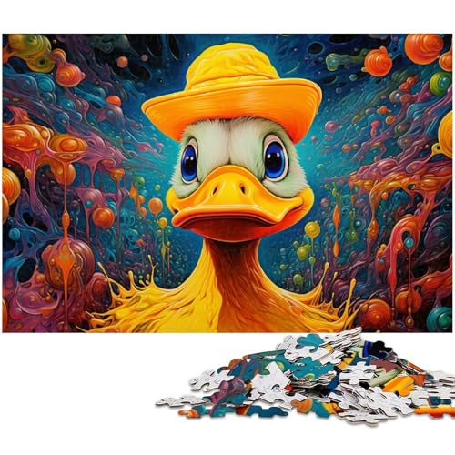Puzzle 1000 Teile für Erwachsene, Bunte Kunstenten, Puzzles für Erwachsene, Denkspiel für Teenager, 50 x 75 cm / 19,68 x 29,52 Zoll Puzzle 1000 Teile für Erwachsene, Bunte Kunstenten, Puzzles für Erwachsene, Denkspiel für Teenager, 50 x 75 cm / 19,68 x 29,52 Zoll von JIANGENNF