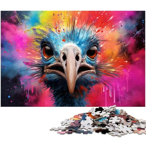 Puzzle 1000 Teile für Erwachsene, Bunter Otter, Unmögliches Puzzle für Erwachsene, Geburtstagsgeschenkidee, Herausforderndes Denkspiel, 50 x 75 cm / 19,68 x 29,52 Zoll Puzzle 1000 Teile für Erwachsene, Bunter Otter, Unmögliches Puzzle für Erwachsene, Geburtstagsgeschenkidee, Herausforderndes Denkspiel, 50 x 75 cm / 19,68 x 29,52 Zoll von JIANGENNF