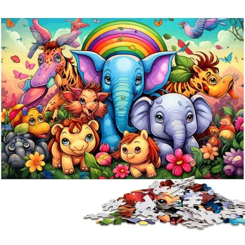 Puzzle 1000 Teile für Erwachsene, Fantasie-Elefanten-Puzzles für Erwachsene, Denkspiel für Teenager, 50 x 75 cm / 19,68 x 29,52 Zoll Puzzle 1000 Teile für Erwachsene, Fantasie-Elefanten-Puzzles für Erwachsene, Denkspiel für Teenager, 50 x 75 cm / 19,68 x 29,52 Zoll von JIANGENNF