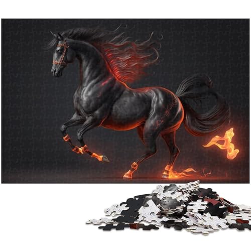 Puzzle 1000 Teile für Erwachsene, Fantasiepferd, Holzpuzzle, Teenager, Paare und Freunde zum Geburtstag, Weihnachten, 50 x 75 cm / 19,68 x 29,52 Zoll Puzzle 1000 Teile für Erwachsene, Fantasiepferd, Holzpuzzle, Teenager, Paare und Freunde zum Geburtstag, Weihnachten, 50 x 75 cm / 19,68 x 29,52 Zoll von JIANGENNF