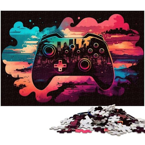 Puzzle 1000 Teile für Erwachsene, Farbspiel, Unmögliches Puzzle für Erwachsene, Geburtstagsgeschenkidee, Herausforderndes Denkspiel, 50 x 75 cm / 19,68 x 29,52 Zoll Puzzle 1000 Teile für Erwachsene, Farbspiel, Unmögliches Puzzle für Erwachsene, Geburtstagsgeschenkidee, Herausforderndes Denkspiel, 50 x 75 cm / 19,68 x 29,52 Zoll von JIANGENNF