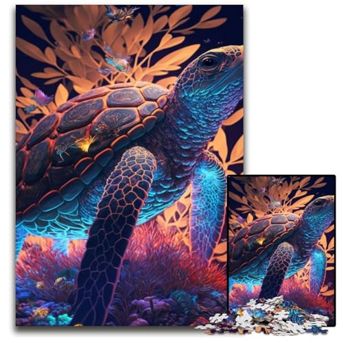 Puzzle 1000 Teile für Erwachsene, Geister der Natur, anspruchsvolle Puzzles, kompliziertes Design für Teenager, DIY-Dekor und gehirnfördernder Spaß, 26x38cm/10,23x14,96 Zoll von JIANGENNF