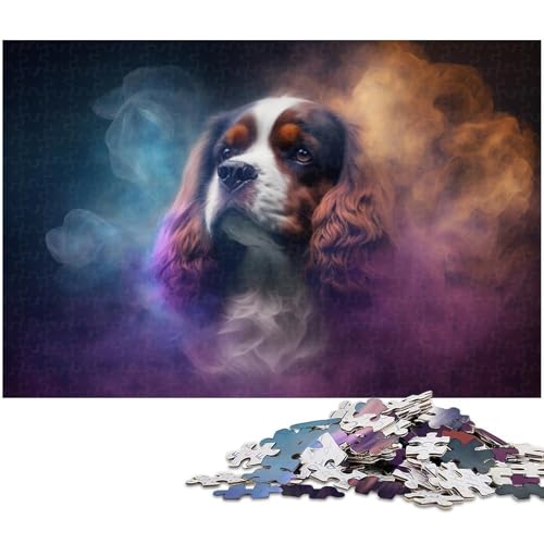 Puzzle 1000 Teile für Erwachsene, Hundenebel, unmögliches Puzzle für Erwachsene, Geburtstagsgeschenkidee, anspruchsvolles Denkspiel, 50 x 75 cm / 19,68 x 29,52 Zoll Puzzle 1000 Teile für Erwachsene, Hundenebel, unmögliches Puzzle für Erwachsene, Geburtstagsgeschenkidee, anspruchsvolles Denkspiel, 50 x 75 cm / 19,68 x 29,52 Zoll von JIANGENNF