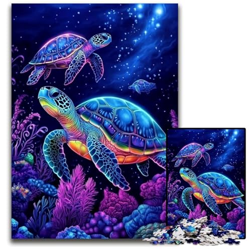Puzzle 1000 Teile für Erwachsene, Kätzchen, Karton-Puzzle, Spielzeug, Geschenk, pädagogisches, intellektuelles, entspannendes Familienspiel, 26x38cm von JIANGENNF