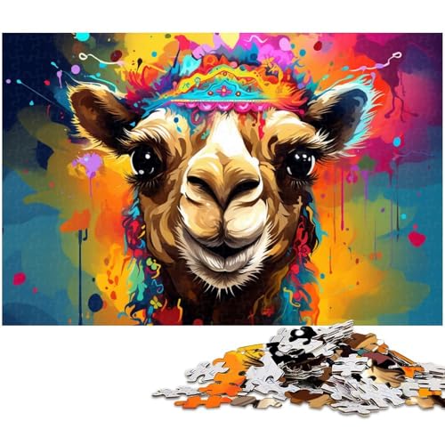 Puzzle 1000 Teile für Erwachsene, Kamelblumen-Puzzle für Erwachsene, Denkspiel für Teenager, 50 x 75 cm / 19,68 x 29,52 Zoll Puzzle 1000 Teile für Erwachsene, Kamelblumen-Puzzle für Erwachsene, Denkspiel für Teenager, 50 x 75 cm / 19,68 x 29,52 Zoll von JIANGENNF