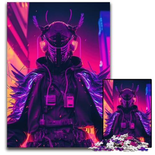 Puzzle 1000 Teile für Erwachsene, Krieger-Puzzle aus Pappe für Reiseliebhaber und Paare, anspruchsvolles Spielzeug, 26x38cm/10,23x14,96 Zoll von JIANGENNF