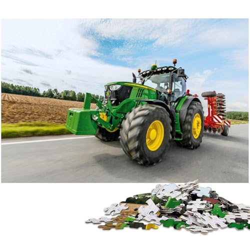 Puzzle 1000 Teile für Erwachsene, Landwirtschaftswerkzeuge, Traktoren, Holzpuzzle, Muttertag, Geburtstag, Weihnachten, 50 x 75 cm / 19,68 x 29,52 Zoll Puzzle 1000 Teile für Erwachsene, Landwirtschaftswerkzeuge, Traktoren, Holzpuzzle, Muttertag, Geburtstag, Weihnachten, 50 x 75 cm / 19,68 x 29,52 Zoll von JIANGENNF