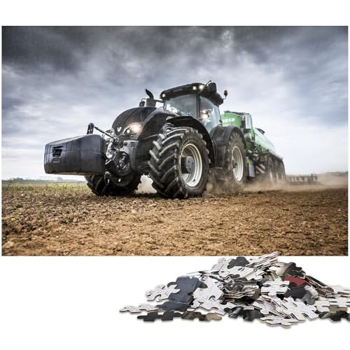 Puzzle 1000 Teile für Erwachsene, Landwirtschaftswerkzeuge, Traktoren, Holzpuzzle, Teenager, Paare und Freunde zum Geburtstag, Weihnachten, 50 x 75 cm / 19,68 x 29,52 Zoll Puzzle 1000 Teile für Erwachsene, Landwirtschaftswerkzeuge, Traktoren, Holzpuzzle, Teenager, Paare und Freunde zum Geburtstag, Weihnachten, 50 x 75 cm / 19,68 x 29,52 Zoll von JIANGENNF